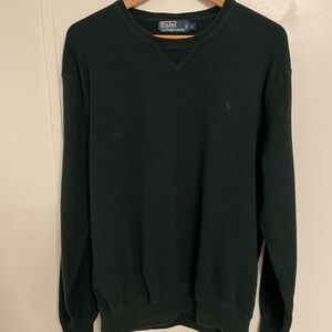 Polo by Ralph Lauren Men's Green Sweater Size L Vintage  100% Cotton